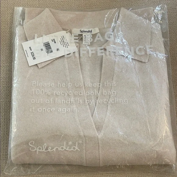 NWT - Splendid 100% Cashmere Sweater - Size XS - Picture 2 of 7